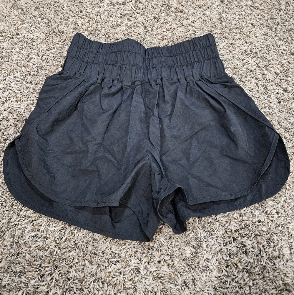 Zenana Smocked Waist Athletic Shorts